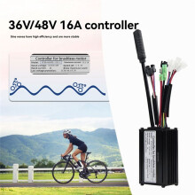 Electric Bike Controller KT-16A 36/48V 6 Tube Sine Wave Controller SM Plug for Ebike Motor Conversion for KT LCD Display
