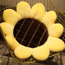 Sunflower Pillow 16.5in Smiley Face Plush Cushion Soft Cheerful Design for Bedroom Decor