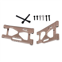Kit de Braço Oscilante Inferior Traseiro para Atualização de Carro RC para MJX 1/7 7303 Acessórios para Carro RC Champagne Dourado