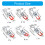 5Pcs Adjustable Stainless Steel Toggle Latch Set, Heavy Duty Toggle Clamp with Secure Locking Design 4