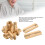 Wooden Interlocking Double Color Brain Teaser Puzzle Lock for Elderly 6