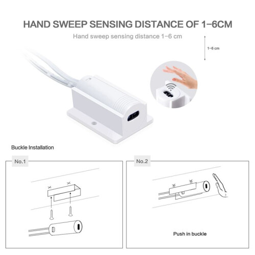 6X 5A 60W Ir Hand Sweep Sensor   12V/24V Interrupteur Connector Hand Wave Light Motion  for Led Strips 2
