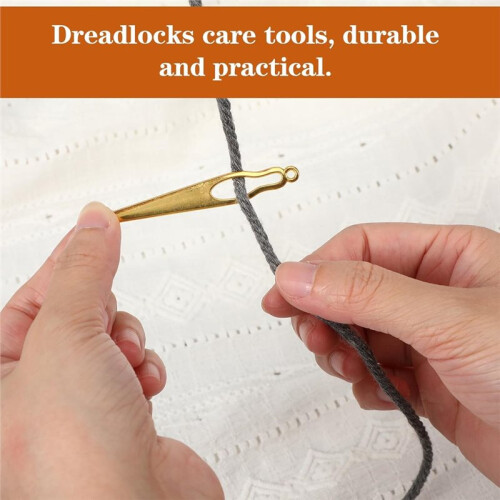 6 Pcs Dreadlock Crochet Hook, 0.75mm Loc for Interlocking Retie Tool for Locs with Interlocking Tool Locs Braid 2