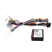 2X Car Android Stereo 16PIN Power Wiring Harness Cable Adapter with CANbus Box for Dacia Duster /Arkana /XM3