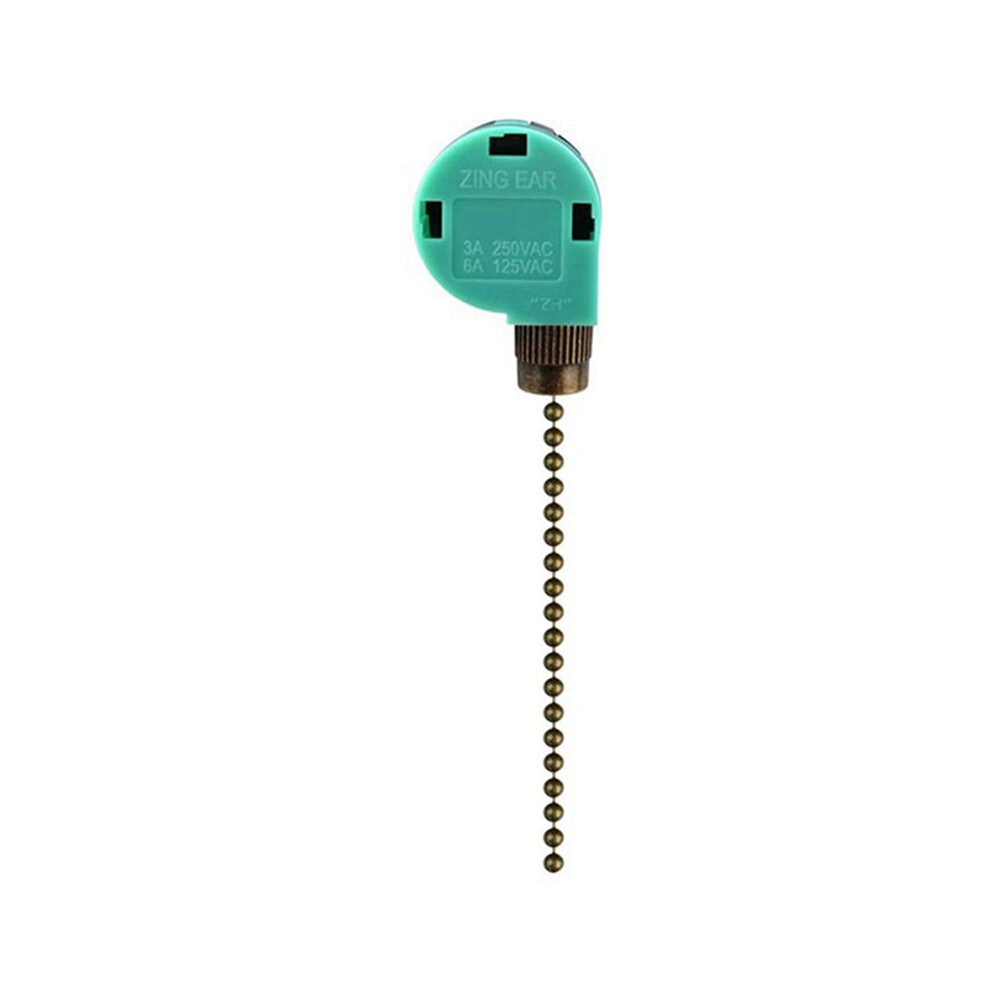 8Pcs Ceiling Fan Zing Ear Ze-268S6, 3 Speed 4 Wire Speed Control Pull Chain Cord Appliances Parts (Bronze) 4712522154340