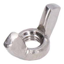 High-Quality Stainless Steel Wing Nuts 50pcs Assortment M5 DIN 315 Hardware
