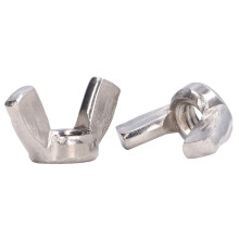 M3 304 Stainless Steel Wing Nuts 50-Pack Assortment Kit DIN 315 Hardware Parts