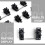 Tilt Stand Replacement with Durable Stabilizer Mount Plate for Cherry Mechanical Keyboard Gaming 3