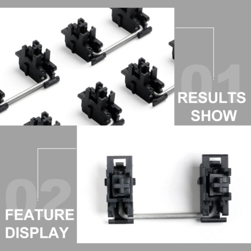 Tilt Stand Replacement with Durable Stabilizer Mount Plate for Cherry Mechanical Keyboard Gaming 2
