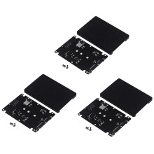 3X M.2 NGFF to 2.5 Inch  SSD/MSATA to  Adapter Card Case (B Key for PC Adapter M2 +M Desktop Socket NGFF )