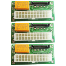 3X Power Board Dual PSU Multiple Power Supply Adapter Add2Psu with ATX 24Pin to 4Pin Connector for Bitcoin Miner