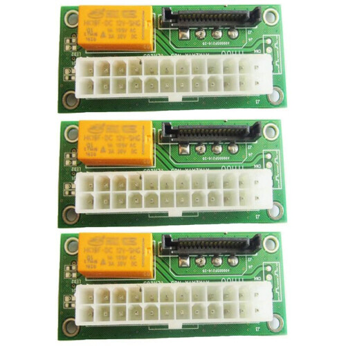 3X Carte D'Alimentation Double Adaptateur D'Alimentation Multiple Alimentation Add2Psu