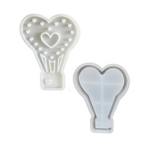 Hot Air Balloon Silicone Mold Gypsum DIY Xingxing Aixin House Decoration Mold Tea Candle Holder Cement Gypsum Mold B