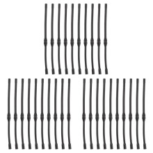30X Schwarzes Kraftstoff Schlauch Rohr für Chinesische Kettensäge 4500 5200 45Cc 52Cc 58Cc MT-9999