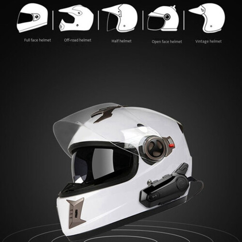 3X Motorcycle  Headset Intercom Interconnection Riding Headset Communication with Noise Reduction Function