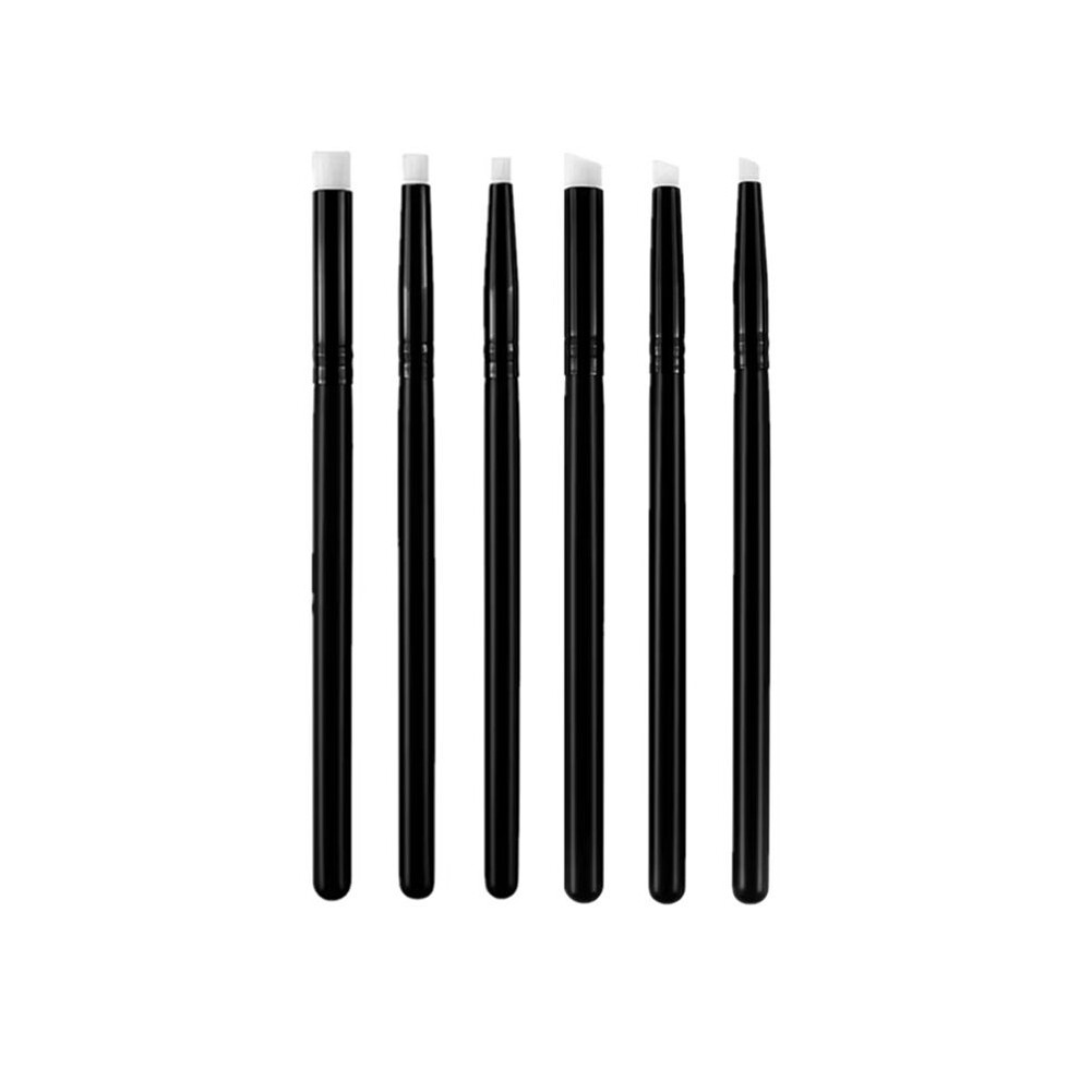 6Pcs Flat/Angled Detailed Blending Brushes Painting Brushes Crafting For Small Details Ink Blending Brush 6032320238164