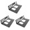3X Mining Frame Mining ETH Motherboard Bracket Thickened Bitcoin Mining Rig Case Support ITX/  ATX for 8 GPU(ATX) 2