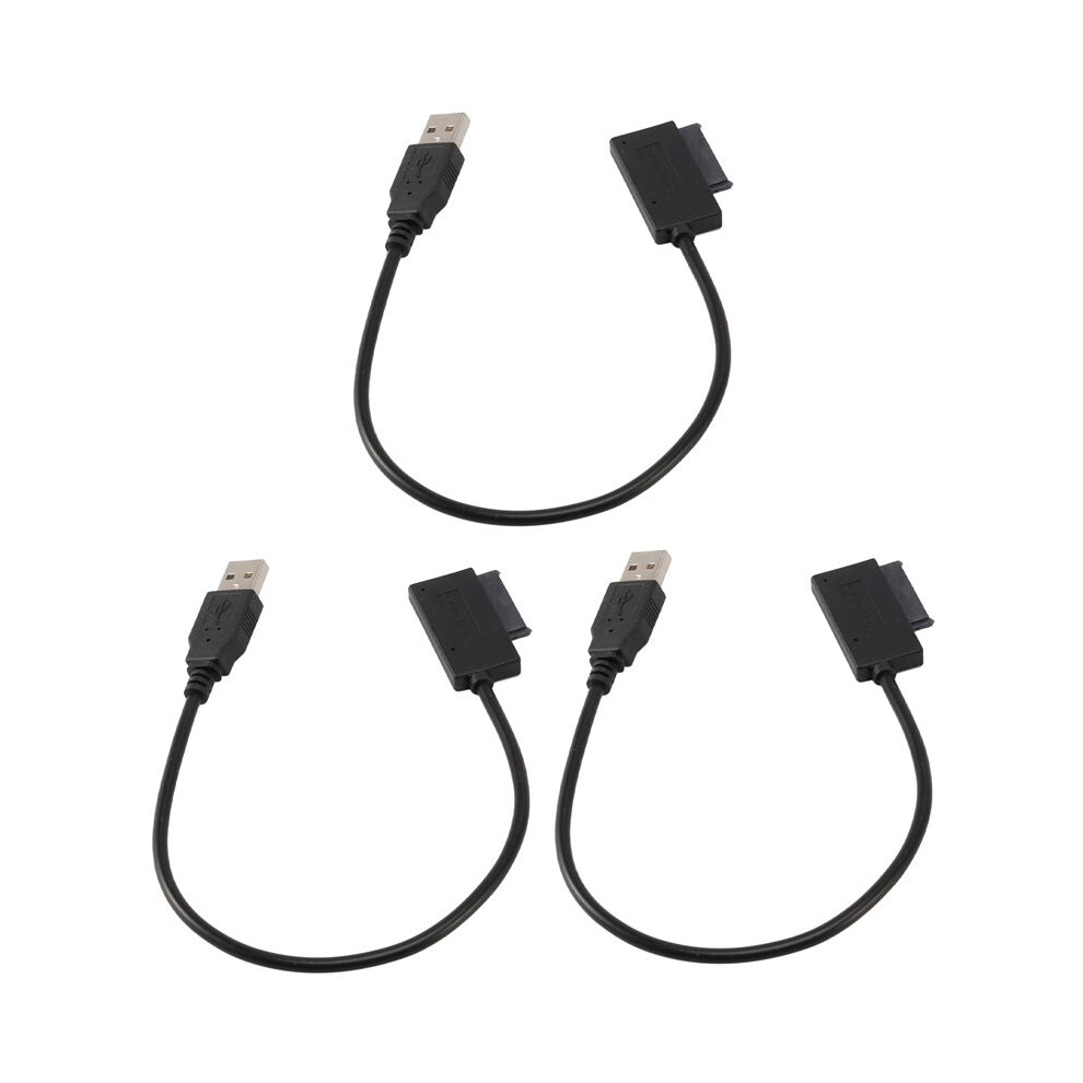 3X Usb 2.0 To Ii 7+6 13Pin Adapter Converter Cable For Laptop Cd/Dvd Rom Slimline Drive 4713018030629