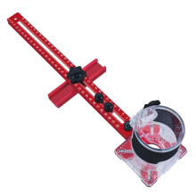 4 in 1 Router Milling Bracket-Cabinet Hardware Jig Router Circle Cutting Jig Punch-Router Milling Bracket