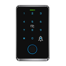 Teclado de Control de Acceso con Huella Dactilar Wifi Tuya, Abridor de Puerta Remoto para Exteriores, Aplicación de Tarjeta Maestra, Interbloqueo con