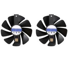 2X 95Mm CF1015H12D DC12V Video Card Cooler Cooling Fan Replace for Sapphire 8G RX 470 4G GDDR5 RX570 4G/8G D5 RX580 8G
