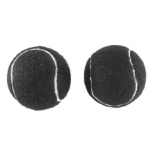 2 PCS Precut Walker Tennis for Furniture Legs and Floor Protection, Heavy Duty Long Lasting Pad Covering,Black