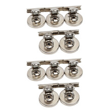 10 pz Frigo Magnete Clips Messaggio Nota Titolare presa Magnetico Casa Ufficio Metallo