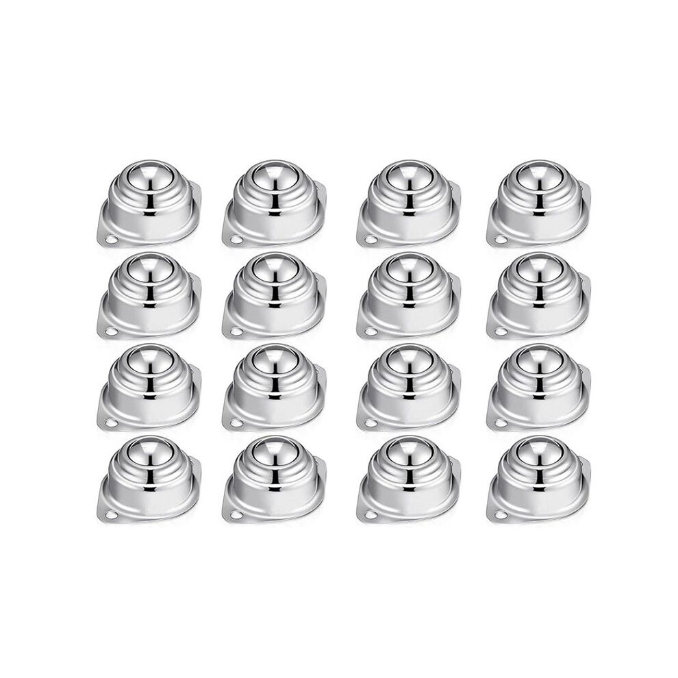 16Pc Roller Transfer Bearing Carbon Steel Round Transfer Unit Universal Casters For Conveyor Roller Stand 6033699383943