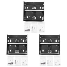 3X OImaster Hard Drive Conversion Rack Standard 5.25 Inch Device Comes with 2.5 Inch / 3.5 Inch HDD Mounting Screw