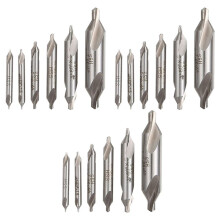 18 PCS HSS Combined Center Drills Bit Set Countersink 60 Degree Angle 5/3/2.5/2/1.5/1 mm