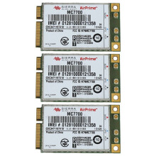 3X Unlocked MC7700 3G/4G WWAN Card for Sierra AirPrime,100Mbps 4G/3G LTE/FDD/WCDMA/ GPS Module for Windows/Linux