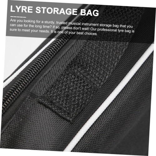 Lyre Bag with Shockproof Sponge Padding and Accessory Pocket for Musicians 1