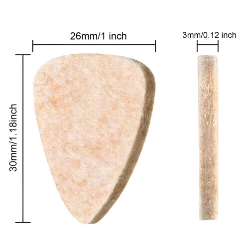 Flexible Nonslip Picks Felt Texture Suitable for Creates 2