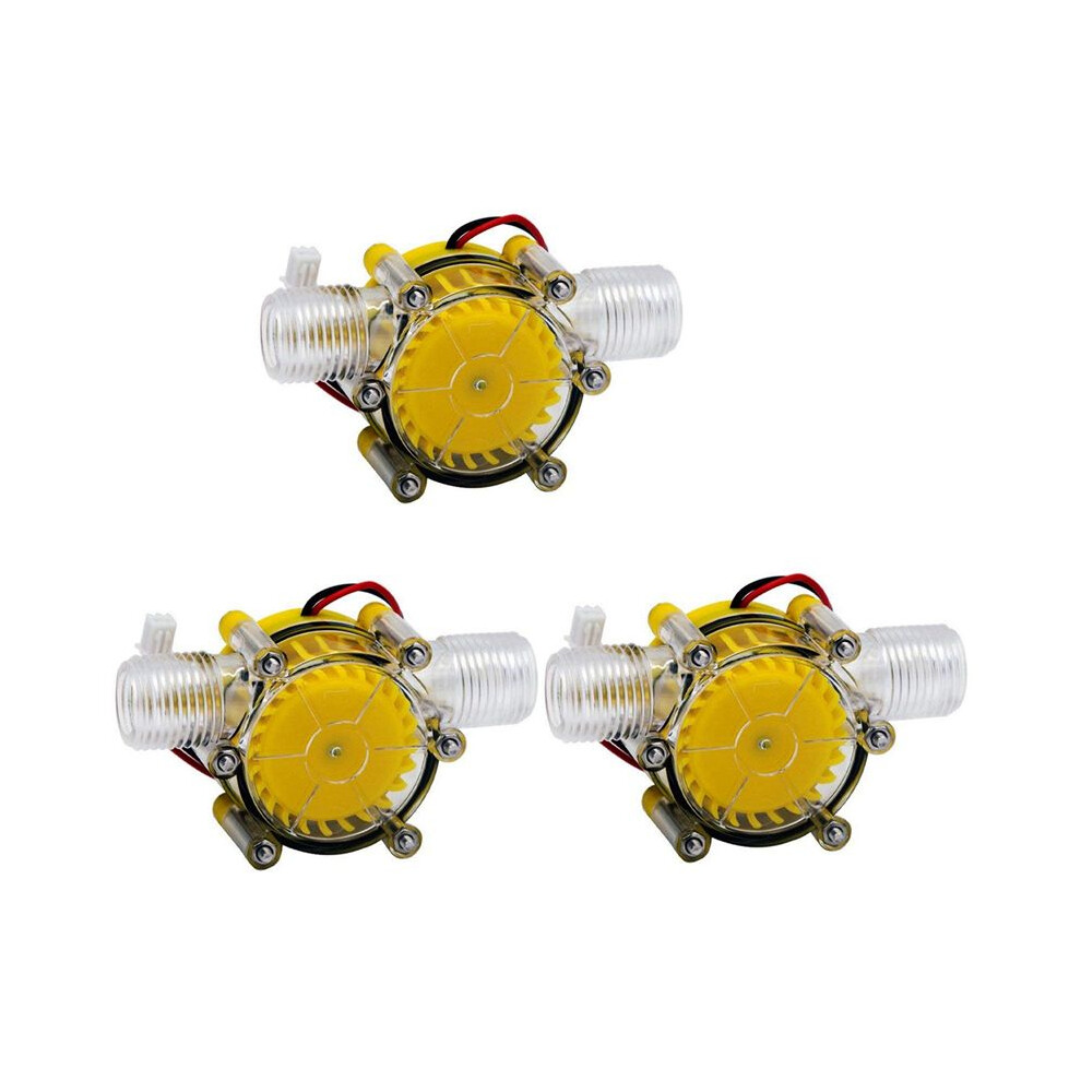 3X 10W Water Flow Pump Generator Turbine Flow Hydraulic Conversion 80V 6031093233567