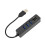 USB 2.0 Hub with Card Reader, Memory Card Slots, 3 Ports, Black 15