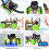 4WD Smart Car Robot Kit for Microbit STEM Education, Makecode Python Coding, IR Remote and App Control 4