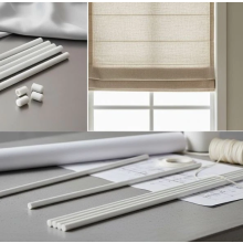 5 x 4M Fibre Glass Roman Blind Rods 4mm