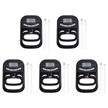 5X 265 Lbs / 120Kgs Hand Dynamometer Grip Strength Trainer-Electronic Hand Grip Strength Tester Grip Strengthener