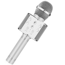 Bluetooth Karaoke Microphone with Voice Changer, Wireless Singing Microphone for Kids and Adults Birthday Gift