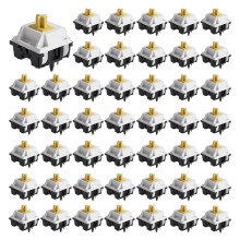 Penguin 5 Pin 50gf Tactile Silent for MX Mechanical Keyboards Ideal for Typing, 90pcs Pack