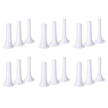 18Pcs Plastic Sausage Stuffer Tubes Funnels Sausage Filling Tool for Size 5 Meat Grinder Food Grinder 1.5cm,1.9cm,2.3cm