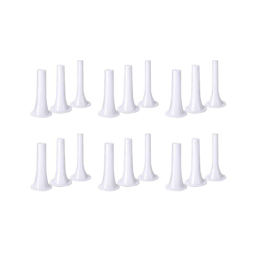 18Pcs Plastic Sausage Stuffer Tubes Funnels Sausage Filling Tool For Size 5 Meat Grinder Food Grinder 1.5Cm,1.9Cm,2.3Cm 6033970326775