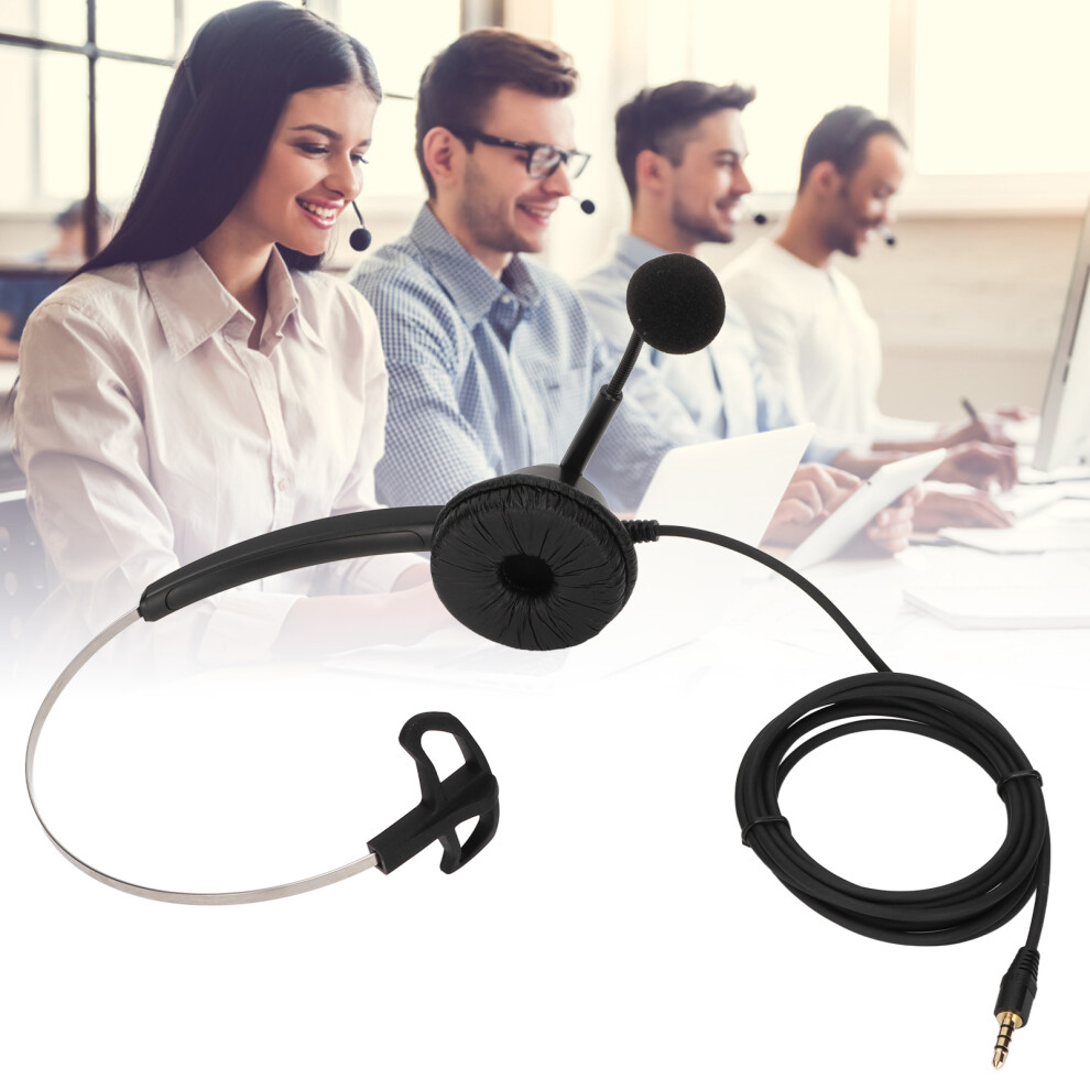 H360-3.5 Noise Reduction Single Ear Business Headset, Black 4941390455598