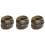 3X Café Gradiente Plano SintéTico Material de Tecelagem Rattan PláStico Rattan 1