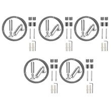 5X Wand Halterung Vorhang Draht Set für Art Display (5 Meter)