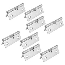 8X Bisagra de Puerta de Resorte de Traccion de Cierre Automatico de Acero Inoxidable de Longitud de 2 Pulgadas