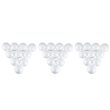 30 x Christmas Decoration Modelling Polystyrene Foam Sphere 10cm---White