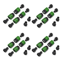 Garden Quick Connect Release Water Hose Fittings Plastic Connectors, Male & Female 3/4 Inch GHT 40Pcs