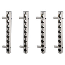 4X High Quality Wine Bottles Holders Stainless Steel Wine Rack Bar Wall Mounted Household Storage Kitchen Holder 8 Holes