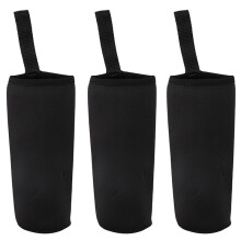 3X Neoprene Cup Thermal Insulation Cup Cover Water Bottle Cover Holder 360Ml - 550Ml (550Ml Black)